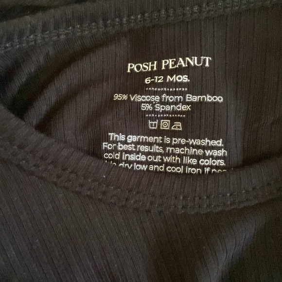 Posh Peanut Lana Peplum Bummie Set - 6-12m - Picture 3 of 3